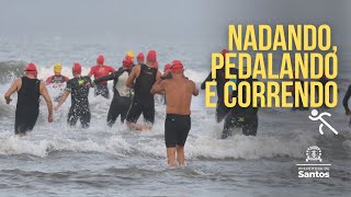 Troféu Brasil reúne triatletas neste domingo na praia de Santos