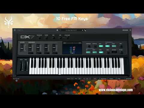 Free Arturia DX7 V Presets by Vicious Antelope - Algorithmic Keys - 10 FM Synthesis Keys
