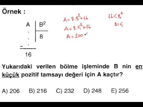 KPSS matematik konuları 16 bölünebilme 1