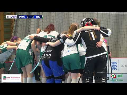 PAF Naiste liiga finaalmängu Sparta Spordiklubi - Eesti Maaülikool TIPPHETKED 2.05.2021