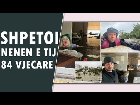 Notoi 1 km mes rrugeve te permbytura per te shpetuar nenen e tij 84 vjecare! E jashtezakonshme