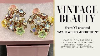 Unboxing A Jewelry Purchase From Another YouTubers Jewelry Live Sale "MY JEWELRY ADDICTION" Vintage!