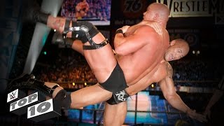 The Rocks most iconic Rock Bottoms: WWE Top 10