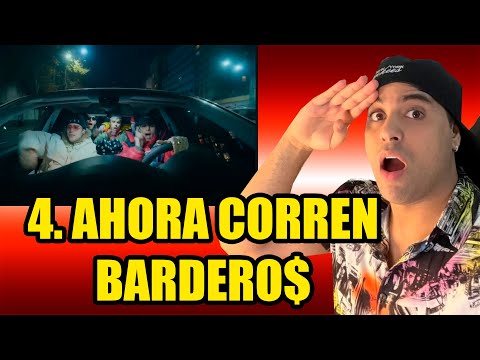reaccionó por primera vez a, 4. AHORA CORREN - BARDERO$ (Video Oficial)