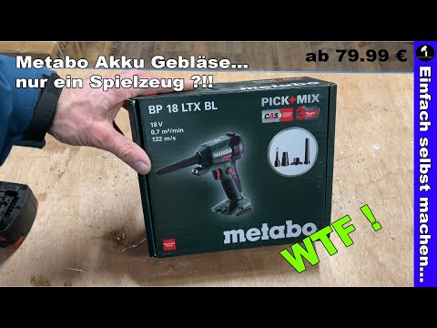 Metabo cordless blower... just a toy!?