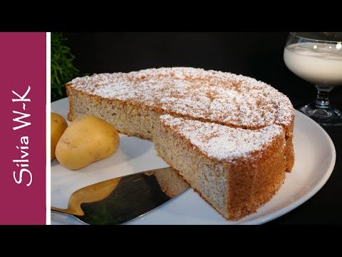 Kartoffel-Mandeltorte / Kartoffelkuchen / Topping