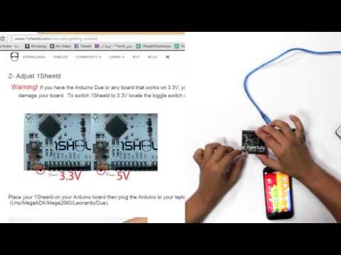 Turn your smartphone into a generic Arduino shield using 1Sheeld (Mic shield tutorial)