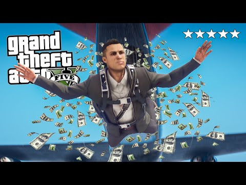 $10 Million Heist in the Air at 30,000 Feet! - GTA 5 Mod ITA 🇮🇹