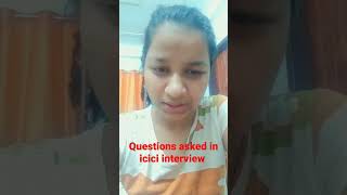 icici bank interview questions part1 // icici mai kya question pouche? #icicibank #icici #interview
