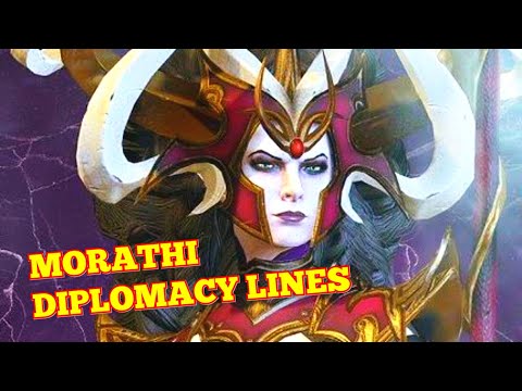 Morathi Diplomacy Lines. Total War Warhammer 2