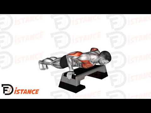 Pompes légèrement inclinées - Exercice Pompes légèrement inclinées en vidéo