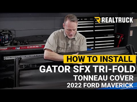 How to Install Gator SFX Tri-Fold Tonneau Cover on a 2022 Ford Maverick