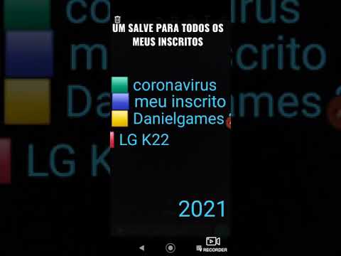 meu inscrito caio e Daniel games 2 e LG K22 vs coronavirus