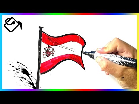 Comment dessiner le drapeau de l'Espagne
