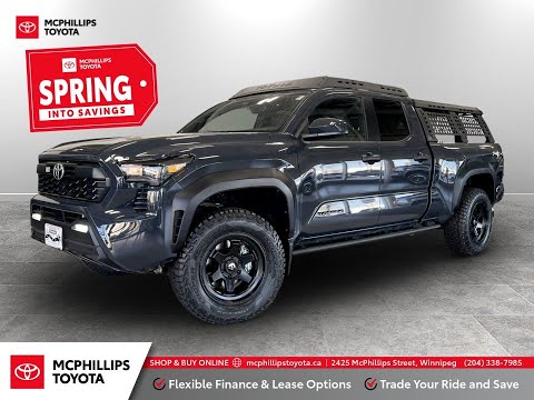 2025 Toyota Tacoma in Gray for sale at McPhillips Toyota in Winnipeg, MB
