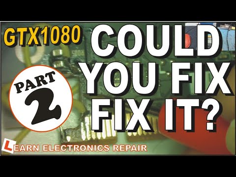 Learn Eelectronics Repair 2 Geforce GTX 280 GPU Graphics Card Repair Part 1