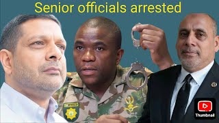 Breaking news Major General Firoz Khan and Major General Ebrahim Kadwa have been arrested