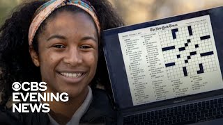 Teen blazes trail with crossword puzzle passion