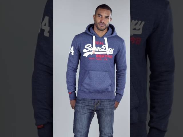 Vídeo relacionado con Superdry Essential Logo Crew Sweatshirt M2013751A Vintage Indigo M