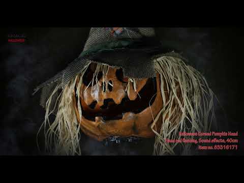 EUROPALMS Halloween Verfluchter K?rbiskopf, 70cm