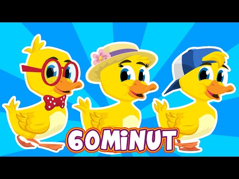 MIX - KACZKI KWACZKI - 60 MINUT PIOSENEK DLA DZIECI - ŚPIEWAJĄCE BRZDĄCE 😍😍😍