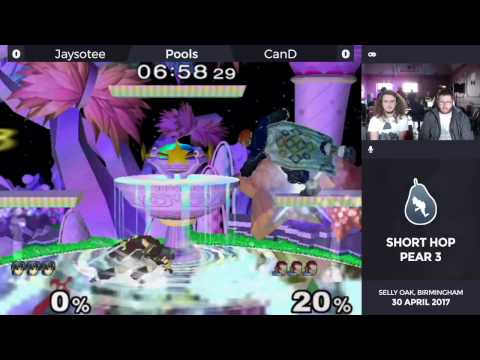Short Hop Pear 3 - Pool 2 - Can~D (Ganondorf, Captain Falcon) vs Jaysotee (Marth)