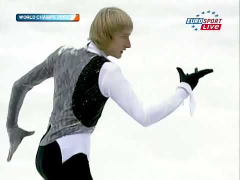 [HD]Evgeni  Plushenko 2003 Worlds LP  St Petersburg 300(Euro)