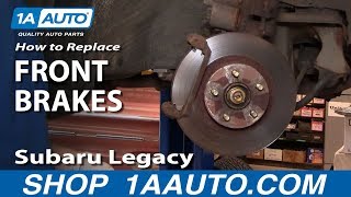 How To Replace Front Brakes 94-99 Subaru Legacy