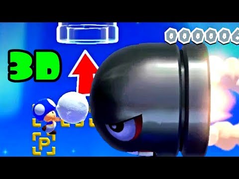 Super Mario Maker 2 🔧 Banzai Bill Platforming 3D 🔧 Armored103