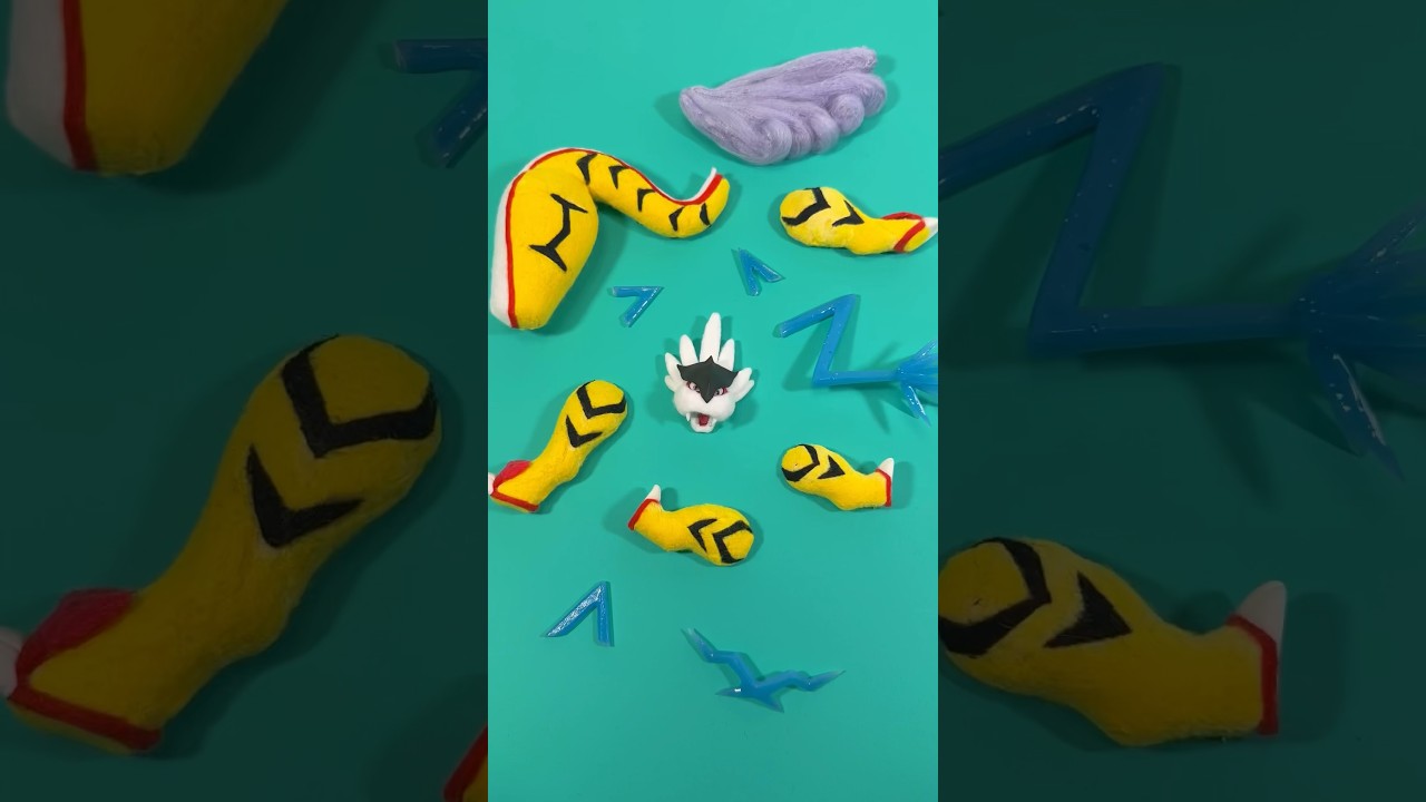 【粘土】タケルライコ作ってみた/Raging Bolt paradox pokemon