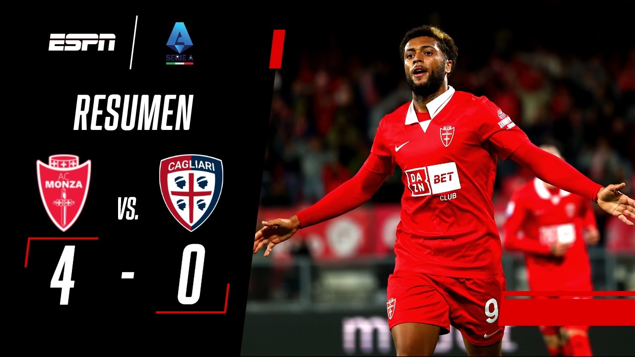 MONZA APLASTÓ AL CAGLIARI Y SALIÓ DE LA ZONA DEL DESCENSO | Monza 4-0 Cagliari | RESUMEN
