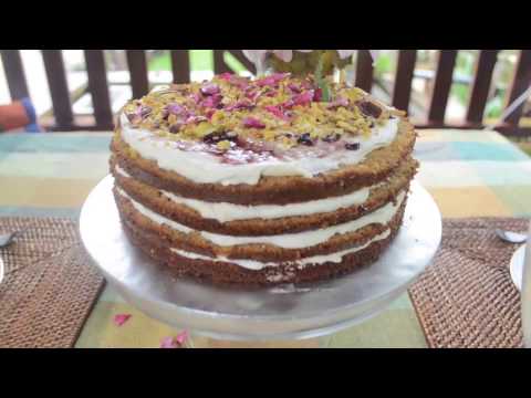 Pistachio Rose cake