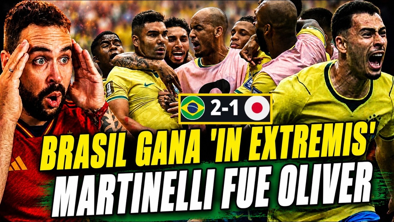 BRASIL GANA 'IN EXTREMIS' en el 95' 2-1 a JAPÓN y PASAN a OCTAVOS ¿SERIA CANDIDATA? OPINIÓN