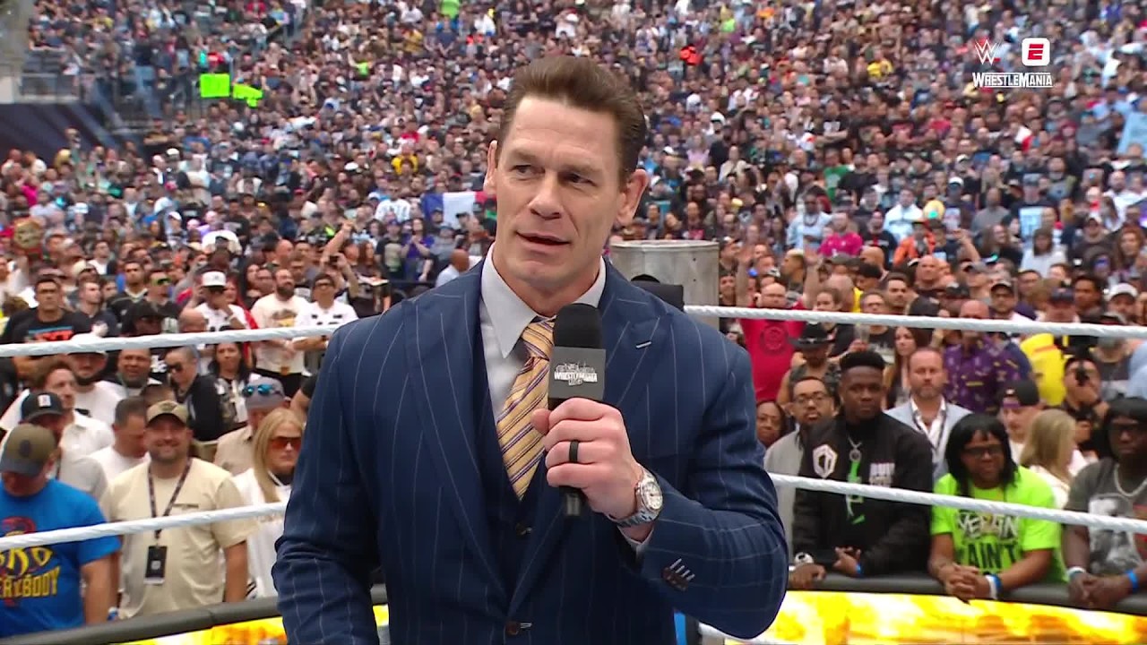 John Cena opens up Night 1 of WrestleMania 42 | WWE on ESPN