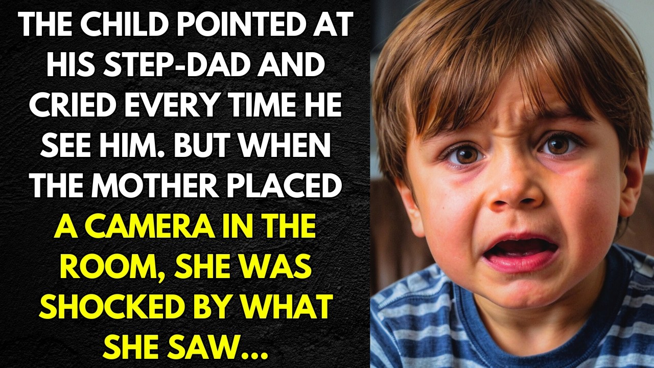 The boy POINTED at his Stepdad and CRIED Every time he saw him. But when the mother placed a...