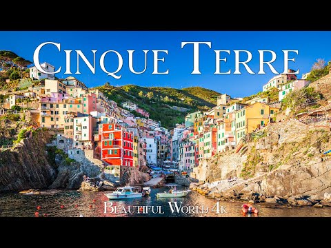 Cinque Terre National Park 4K Ultra HD • Stunning Footage, Scenic Relaxation Film with Calming Music