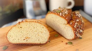 PÃO LOW CARB FÁCIL - SEM USAR BATEDEIRA | RECEITA SEM GLÚTEN e LACTOSE | Chef Sandra Freitas