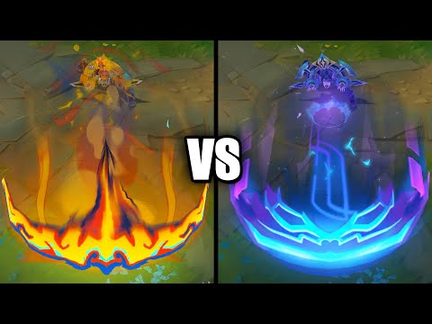 Battle Academia Briar vs Street Demons Briar Skins Comparison (League of Legends)
