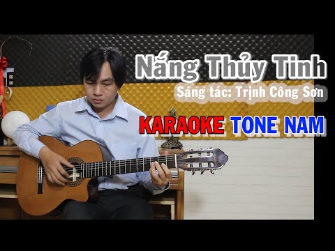 Nắng Thủy Tinh - Karaoke Guitar - Tone nam - NBC