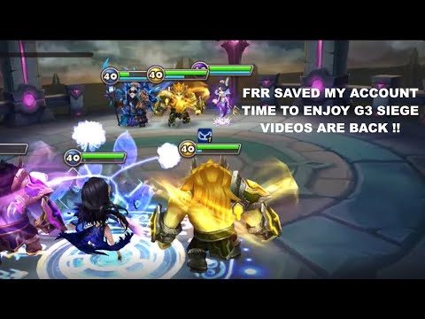 G3 Siege EU - Aftermath Eu vs Iconics I vs Zax Cro Club 2 - Summoners War: Sky Arena