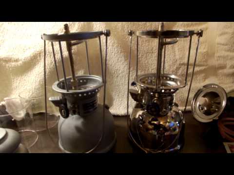Petromax HK 500 und Geniol Petroleumlampe Starklichtlampe Vergleich Unboxing