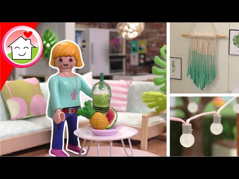 Playmobil Familie Hauser - Wohnhaus sommerlich einrichten - Pimp my PLAYMOBIL