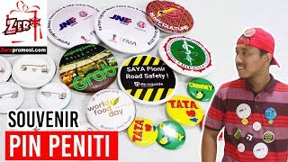 Souvenir Pin Peniti - Pin promosi Review by zeropromosi.com