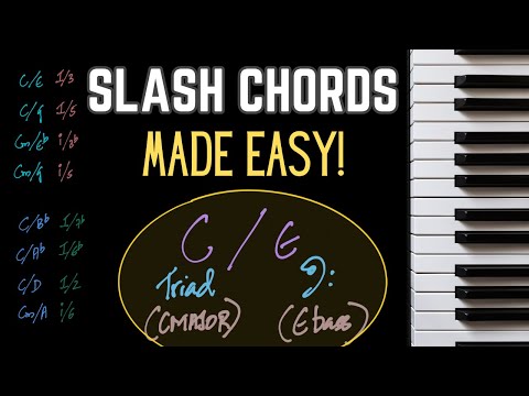 How to Play Slash Chords with PURPOSE on the Piano