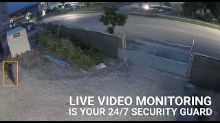 Live Video Monitoring with Custom Alarm