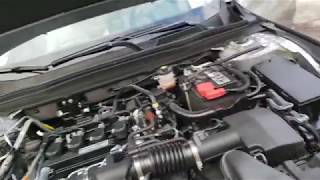How to open Honda Accord 2019 front hood 4K