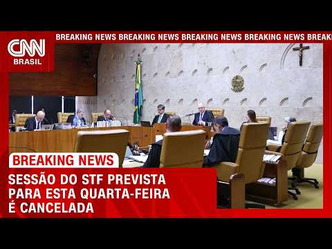 Fachin cancela sessão plenária após mais uma escalada da crise no STF | LIVE CNN