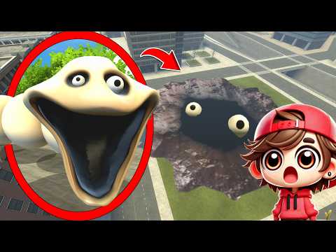 My drone CATCHES HUNGRY WORM FROM ROBLOX in REAL LIFE in Garry's Mod