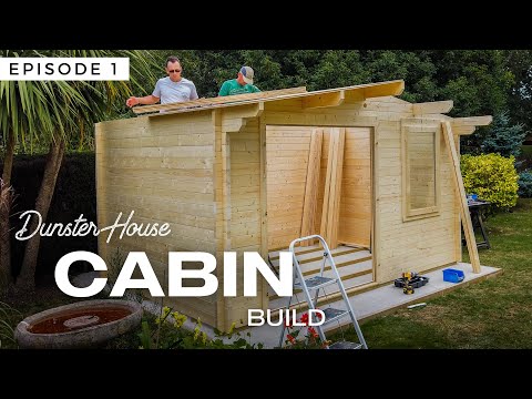 How to Build a Dunster House Rhine Log Cabin! Building My First Tiny Home!