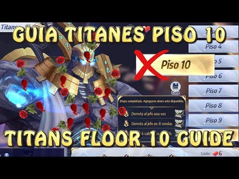 GUIA PARA TITANES PISO 10! TITANS 10 GUIDE! Saint Seiya Awakening
